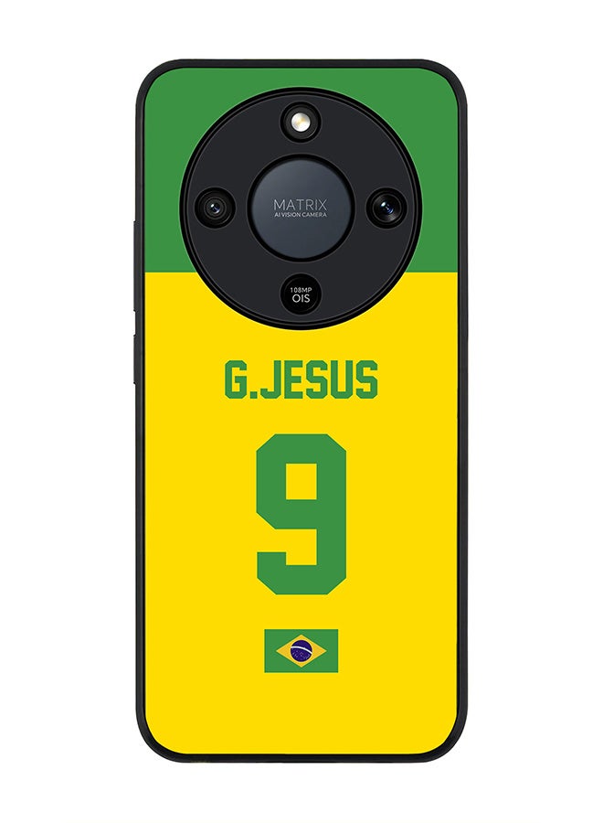 For Honor X9d / Magic8 Lite / X70 Case,Slim fit Camera Protection, Shockproof Thin Phone cover  - Football - Brazil,  G.Jesus